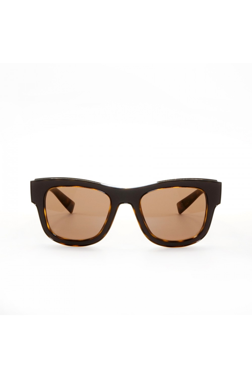 Dolce&Gabbana - Occhiali da sole in celluloide squadrati per uomo tartarugato -