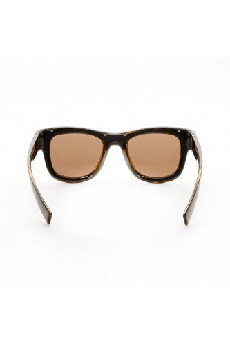 Dolce&Gabbana - Occhiali da sole in celluloide squadrati per uomo tartarugato -