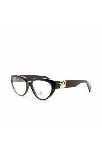 Lanvin - Occhiali da vista in celluloide cat eye per donna nero - LNV2600 001