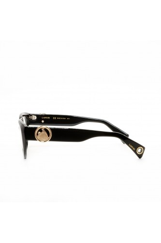 Lanvin - Occhiali da vista in celluloide cat eye per donna nero - LNV2600 001