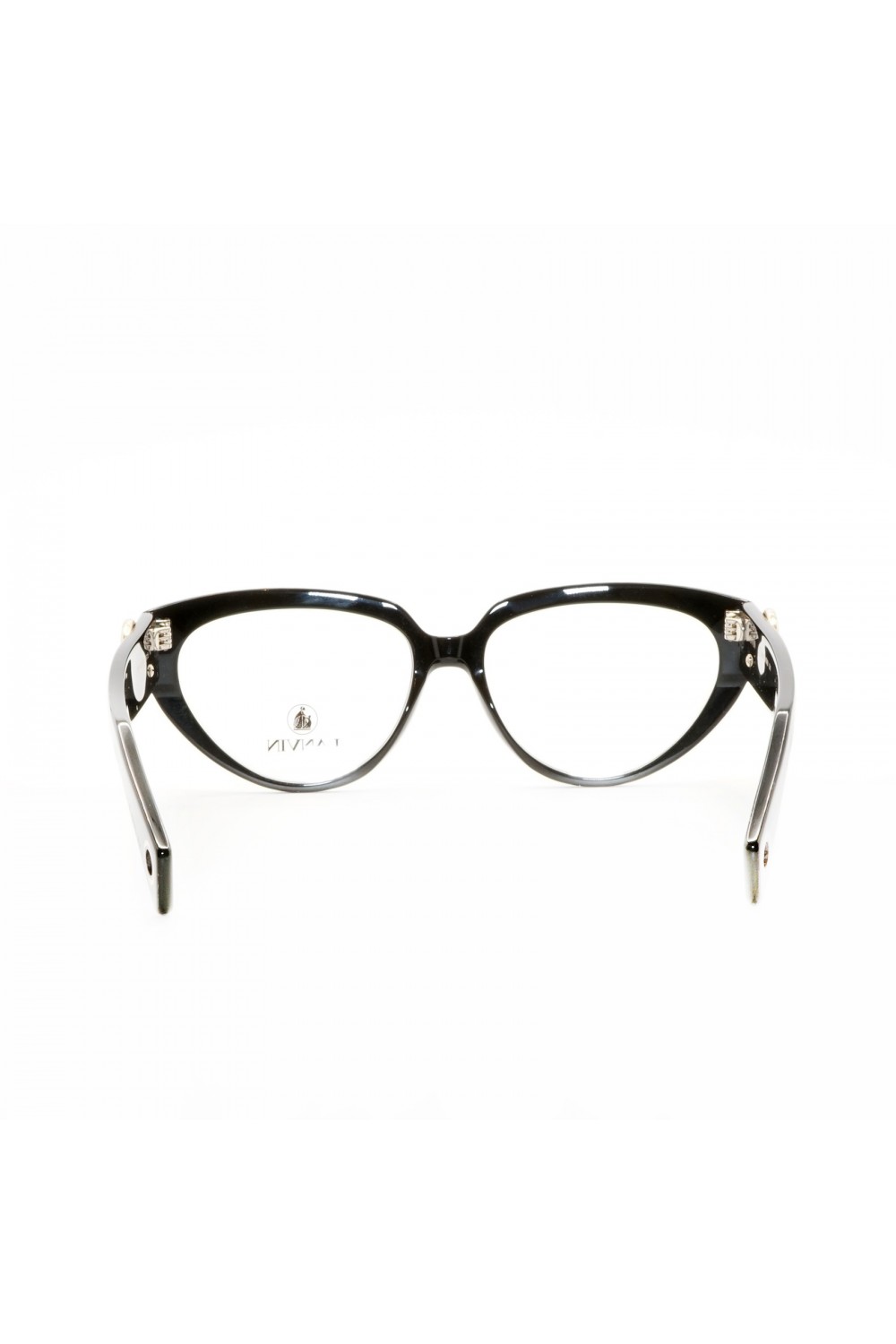 Lanvin - Occhiali da vista in celluloide cat eye per donna nero - LNV2600 001