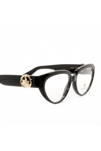 Lanvin - Occhiali da vista in celluloide cat eye per donna nero - LNV2600 001