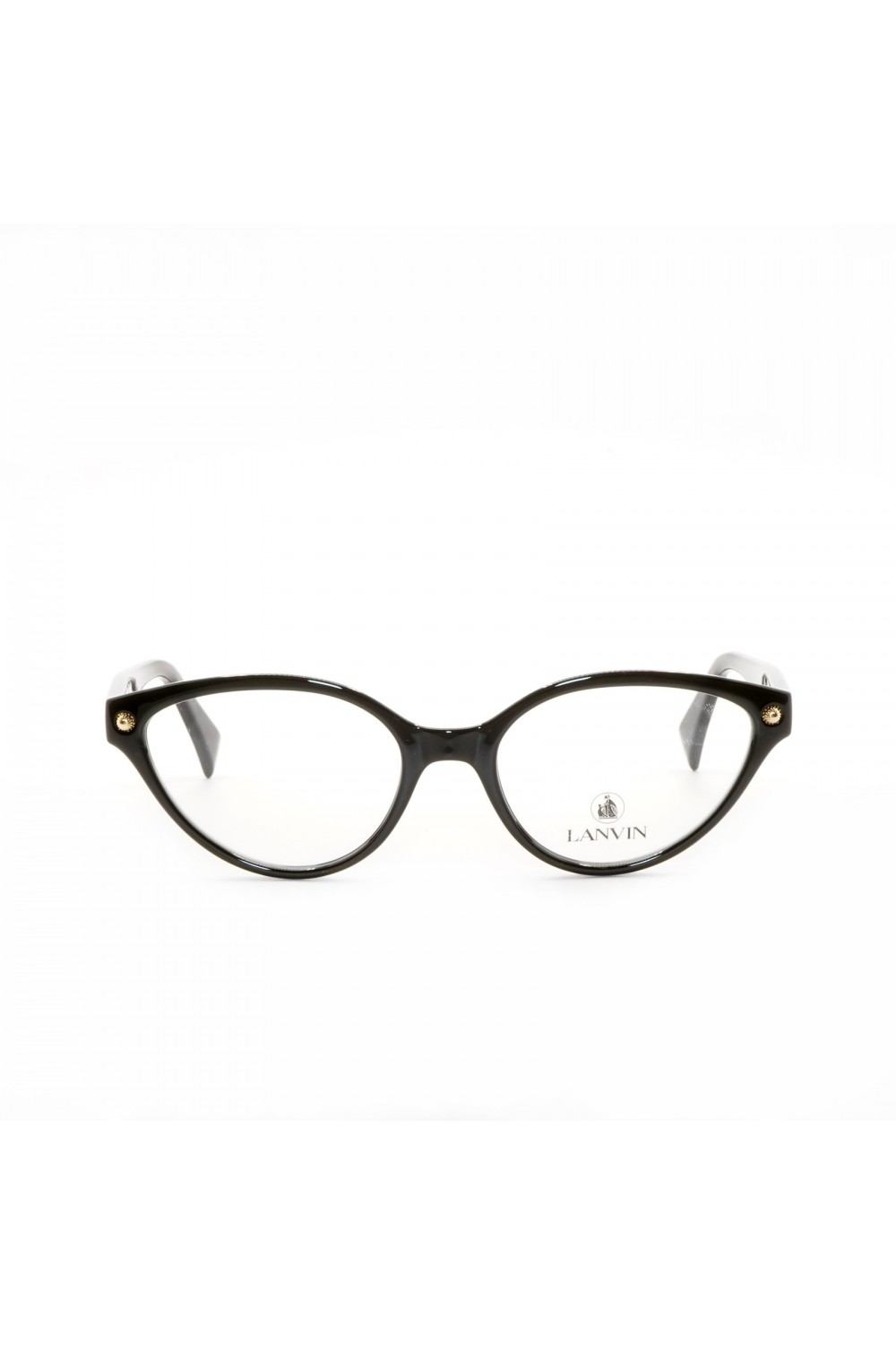 Lanvin - Occhiali da vista in celluloide cat eye per donna nero - LNV2607 001