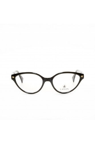 Lanvin - Occhiali da vista in celluloide cat eye per donna nero - LNV2607 001