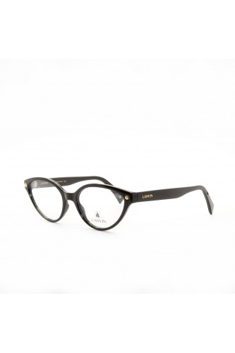 Lanvin - Occhiali da vista in celluloide cat eye per donna nero - LNV2607 001