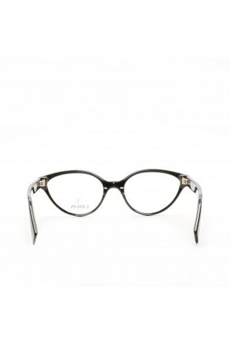 Lanvin - Occhiali da vista in celluloide cat eye per donna nero - LNV2607 001