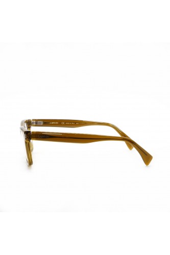 Lanvin - Occhiali da vista in celluloide rettangolare per uomo verde - LNV2612