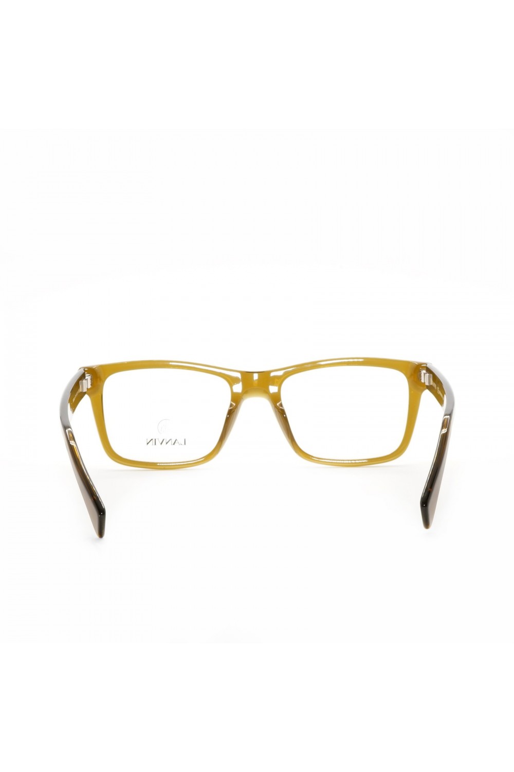 Lanvin - Occhiali da vista in celluloide rettangolare per uomo verde - LNV2612