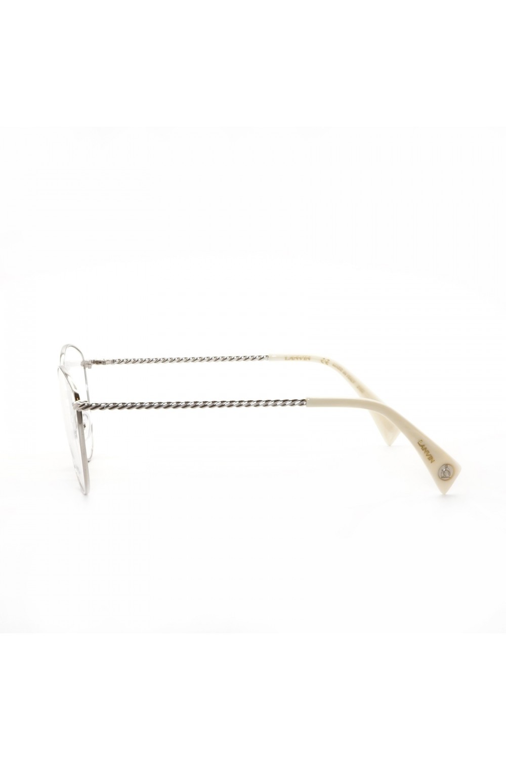 Lanvin - Occhiali da vista in metallo cat eye per donna argento - LNV2106 047