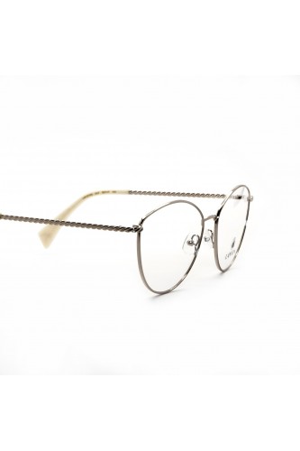 Lanvin - Occhiali da vista in metallo cat eye per donna argento - LNV2106 047