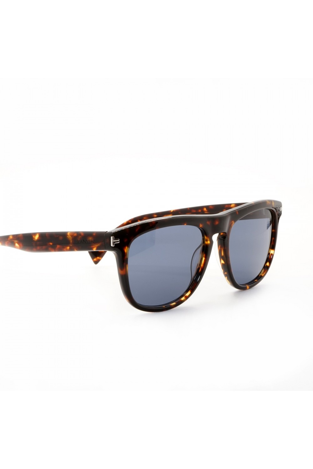 Lanvin - Occhiali da sole in celluloide squadrati per uomo tartarugato - LNV613