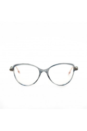 RES/REI - Occhiali da vista in celluloide cat eye per donna grigio - OYSTER 604 2