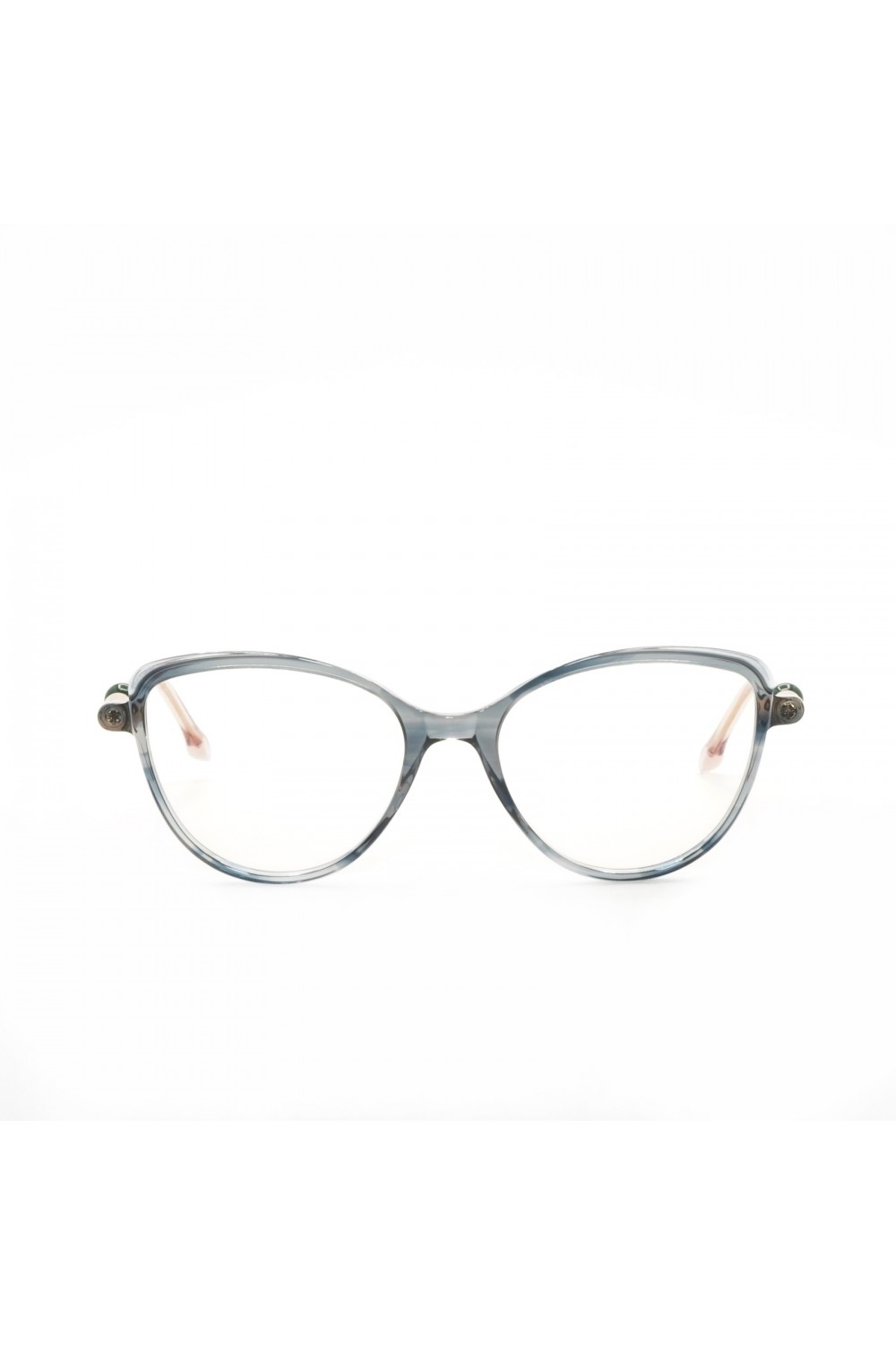 RES/REI - Occhiali da vista in celluloide cat eye per donna grigio - OYSTER 604