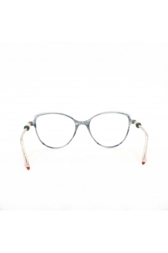 RES/REI - Occhiali da vista in celluloide cat eye per donna grigio - OYSTER 604