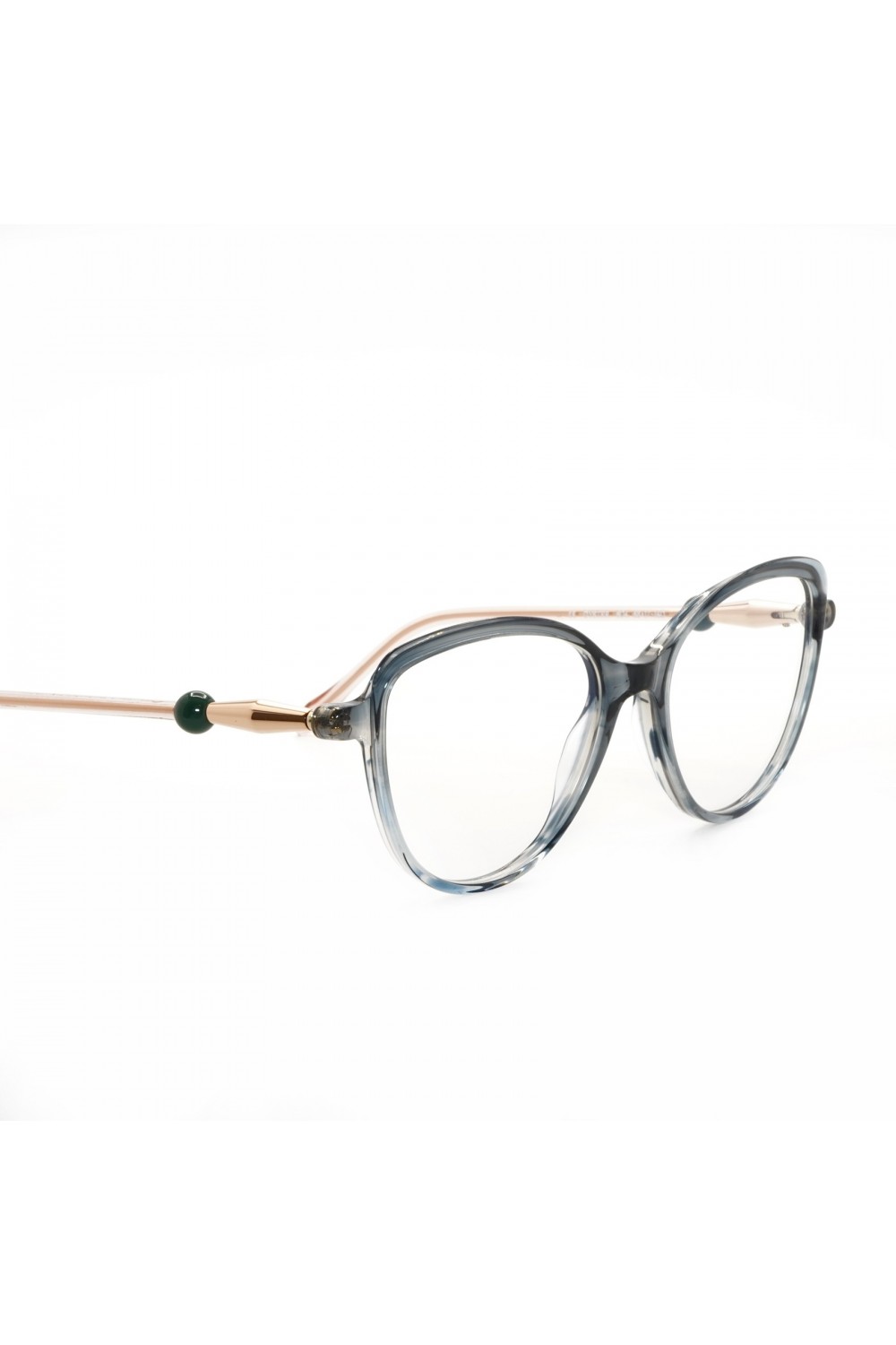 RES/REI - Occhiali da vista in celluloide cat eye per donna grigio - OYSTER 604