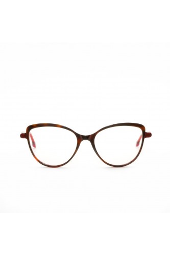 RES/REI - Occhiali da vista in celluloide cat eye per donna tartarugato rosso - 2