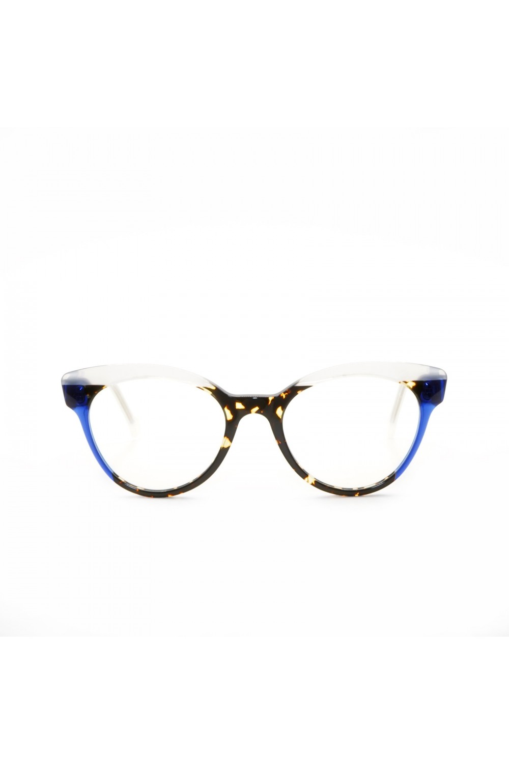 RES/REI - Occhiali da vista in celluloide tondi per donna fantasia - FACET 510