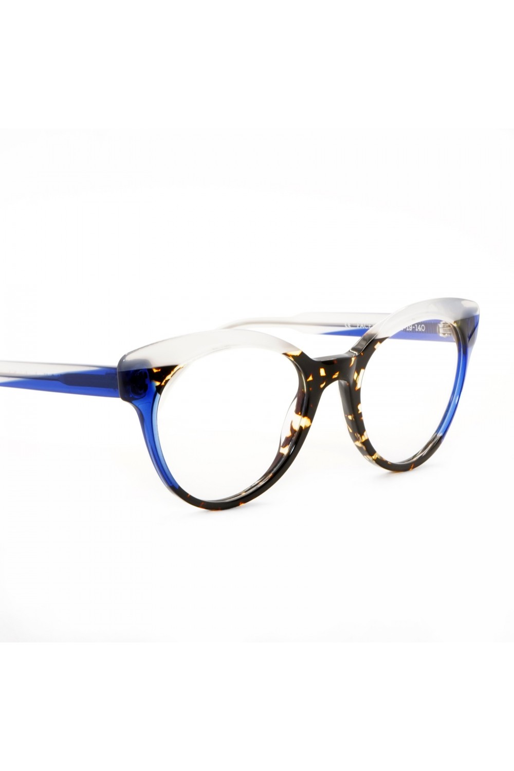 RES/REI - Occhiali da vista in celluloide tondi per donna fantasia - FACET 510