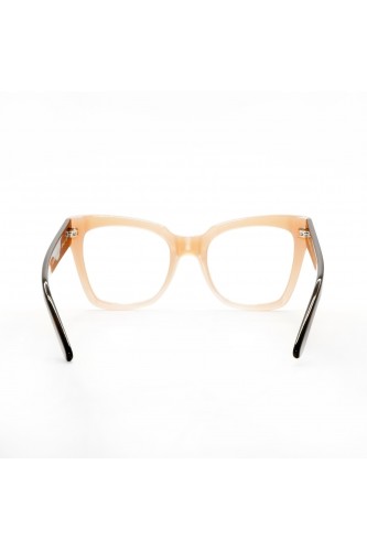 Guardami Male - Occhiali da vista in celluloide squadrati per donna rosa -