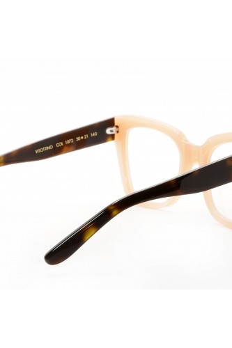 Guardami Male - Occhiali da vista in celluloide squadrati per donna rosa -