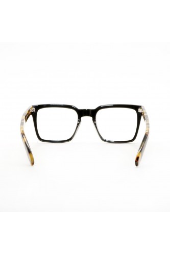 Guardami Male - Occhiali da vista in celluloide squadrati unisex nero - TR1M1