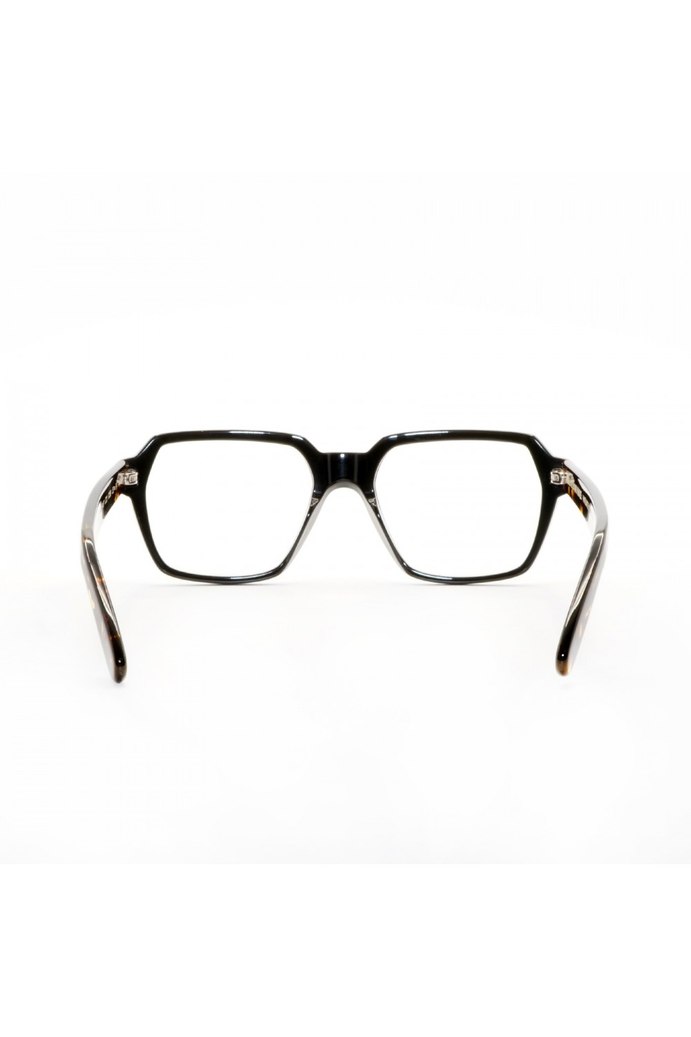 Guardami Male - Occhiali da vista in celluloide rettangolari per uomo nero -