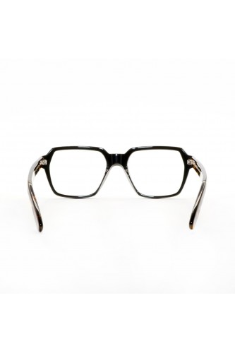 Guardami Male - Occhiali da vista in celluloide rettangolari per uomo nero -