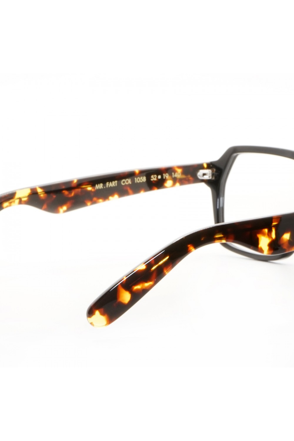 Guardami Male - Occhiali da vista in celluloide rettangolari per uomo nero -