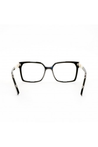 Guardami Male - Occhiali da vista in celluloide rettangolari unisex nero -