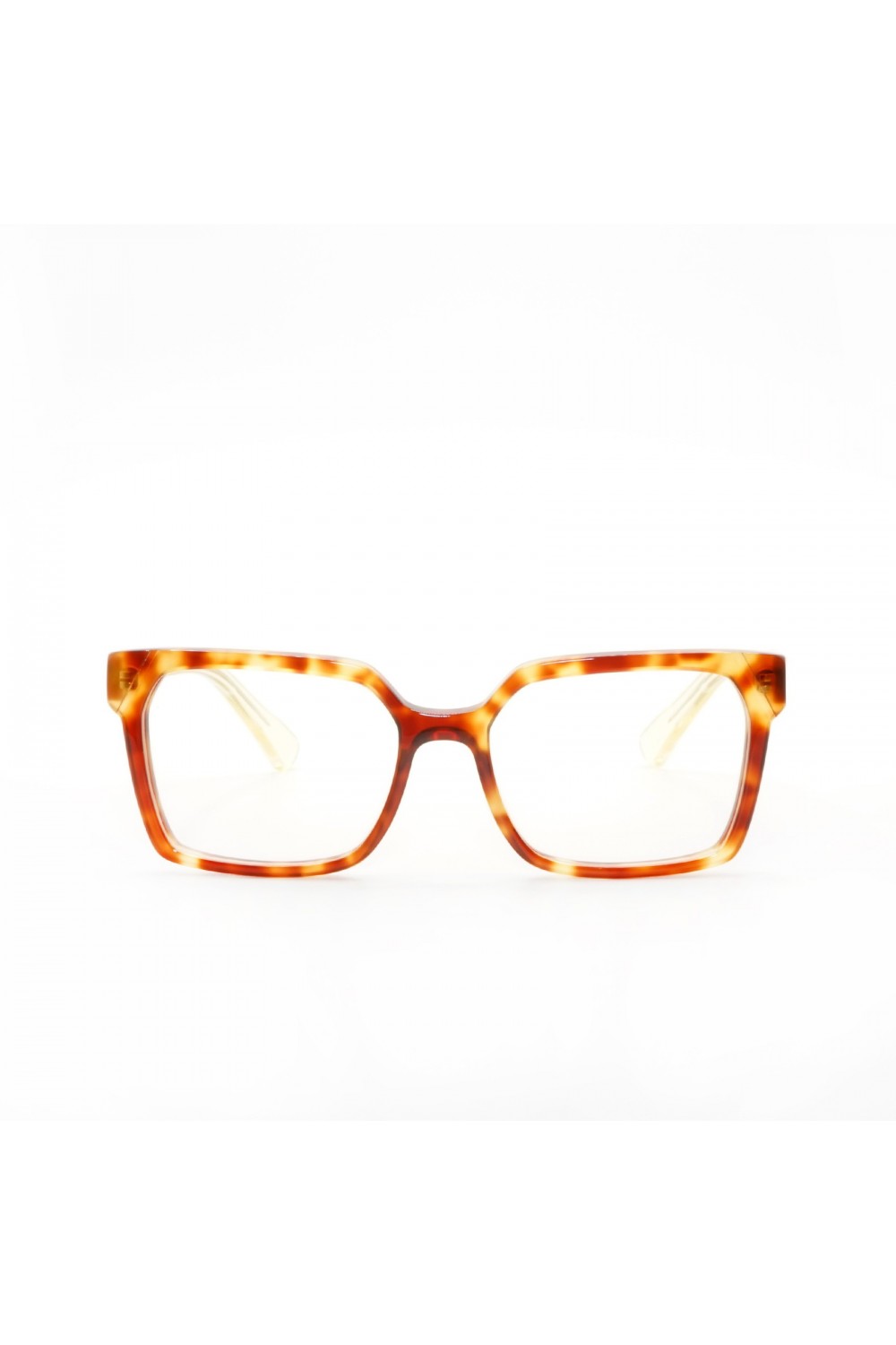 Guardami Male - Occhiali da vista in celluloide rettangolari unisex tartarugato