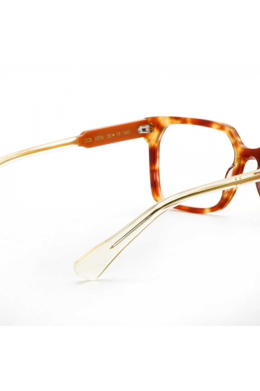 Guardami Male - Occhiali da vista in celluloide rettangolari unisex tartarugato