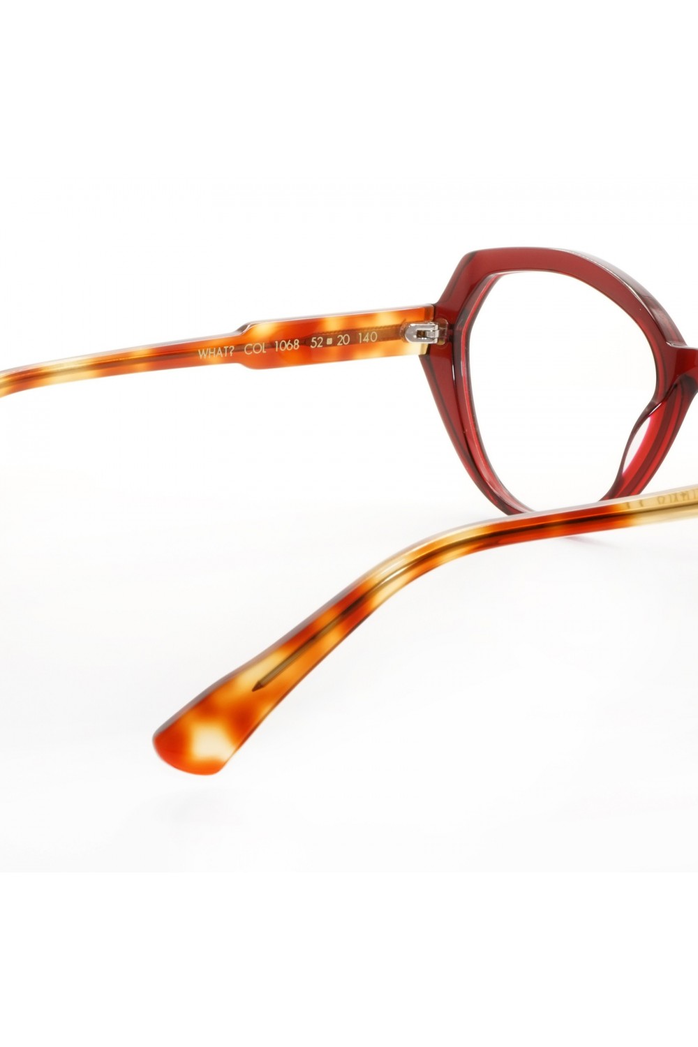 Guardami Male - Occhiali da vista in celluloide cat eye per donna bordeaux -