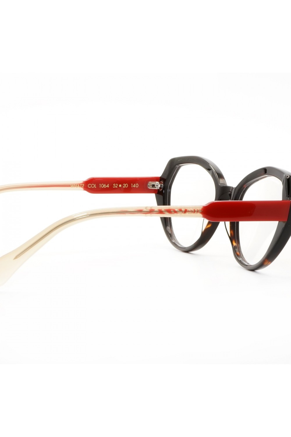 Guardami Male - Occhiali da vista in celluloide cat eye per donna nero - WHAT?