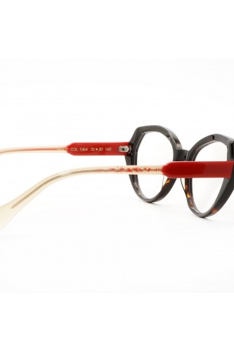 Guardami Male - Occhiali da vista in celluloide cat eye per donna nero - WHAT?