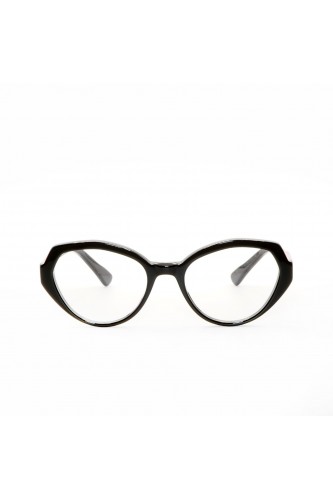 Guardami Male - Occhiali da vista in celluloide cat eye per donna nero - WHAT?