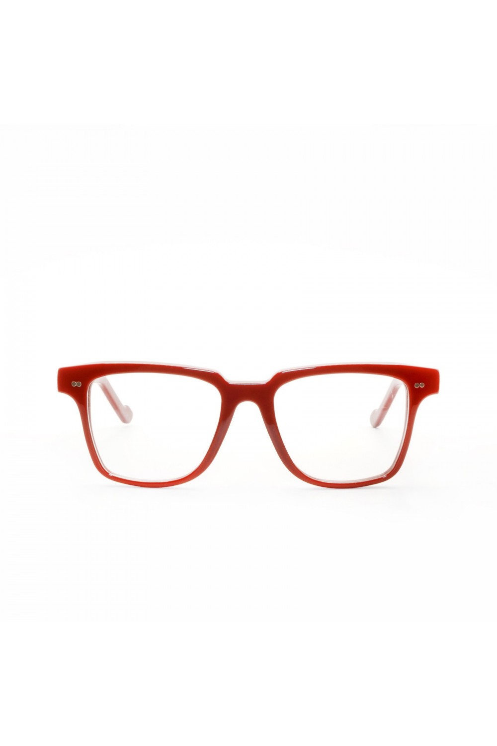 Guardami Male - Occhiali da vista in celluloide squadrati per uomo rosso - OMO