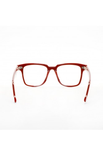 Guardami Male - Occhiali da vista in celluloide squadrati per uomo rosso - OMO