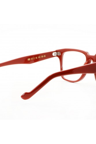 Guardami Male - Occhiali da vista in celluloide squadrati per uomo rosso - OMO