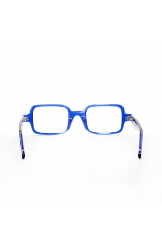Guardami Male - Occhiali da vista in celluloide rettangolari per uomo blu -