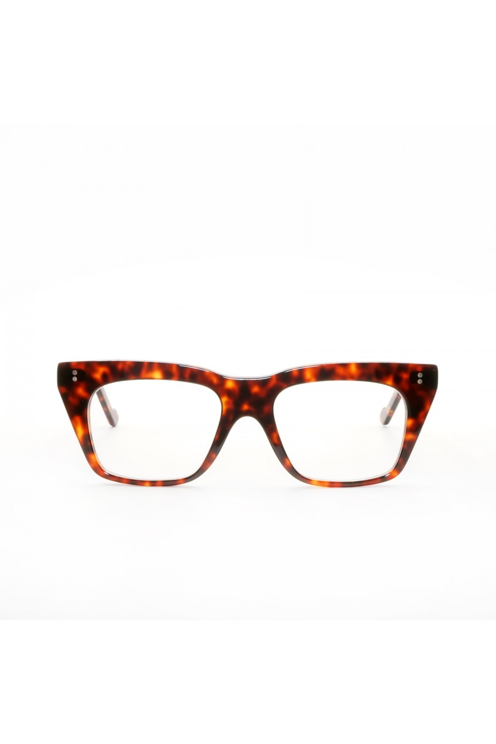 Guardami Male - Occhiali da vista in celluloide rettangolari unisex tartarugato