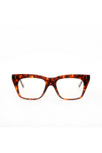 Guardami Male - Occhiali da vista in celluloide rettangolari unisex tartarugato