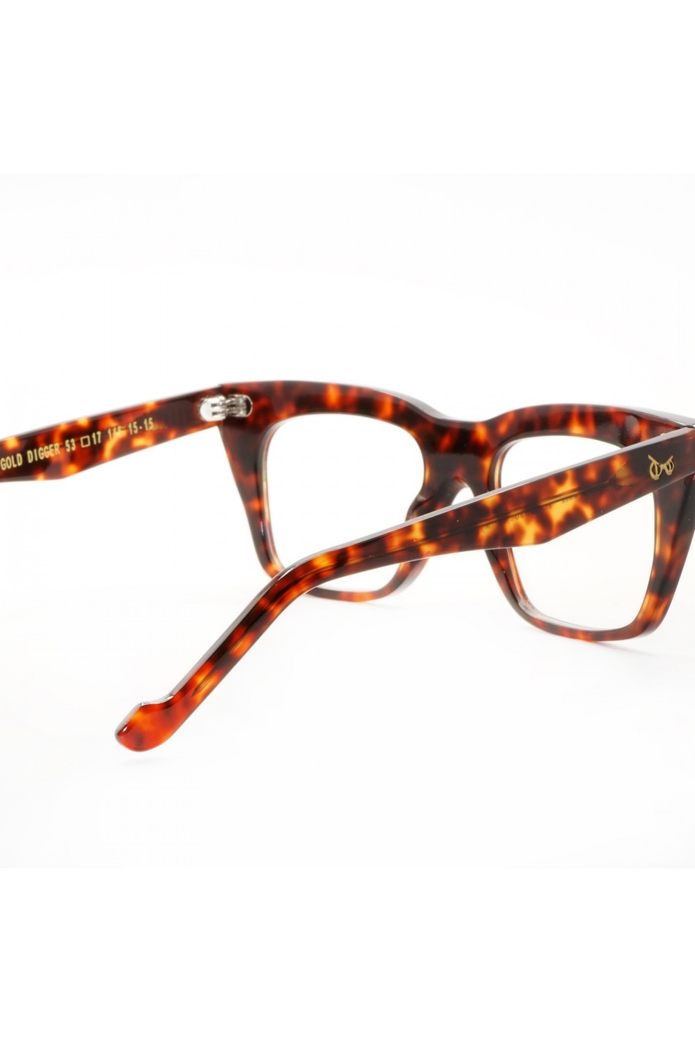 Guardami Male - Occhiali da vista in celluloide rettangolari unisex tartarugato