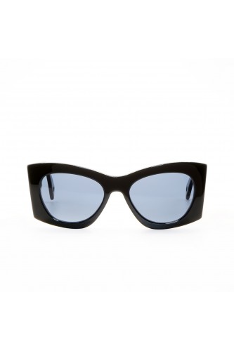 Lanvin - Occhiali da sole in celluloide cat eye per donna nero - LNV605S 001 2