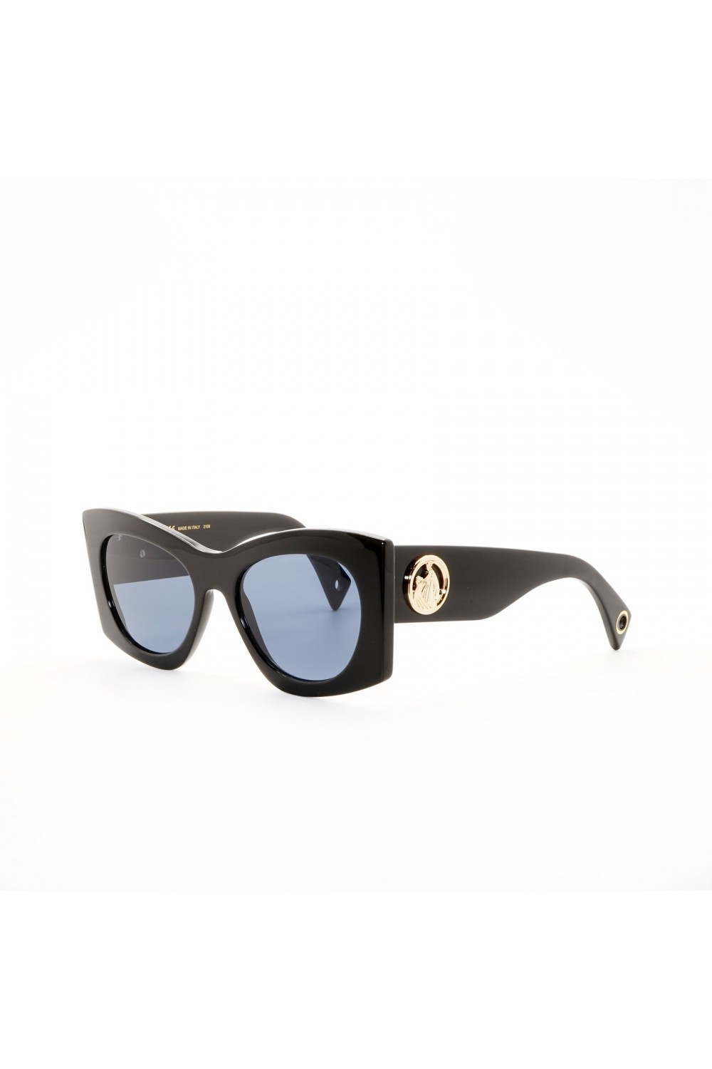 Lanvin - Occhiali da sole in celluloide cat eye per donna nero - LNV605S 001
