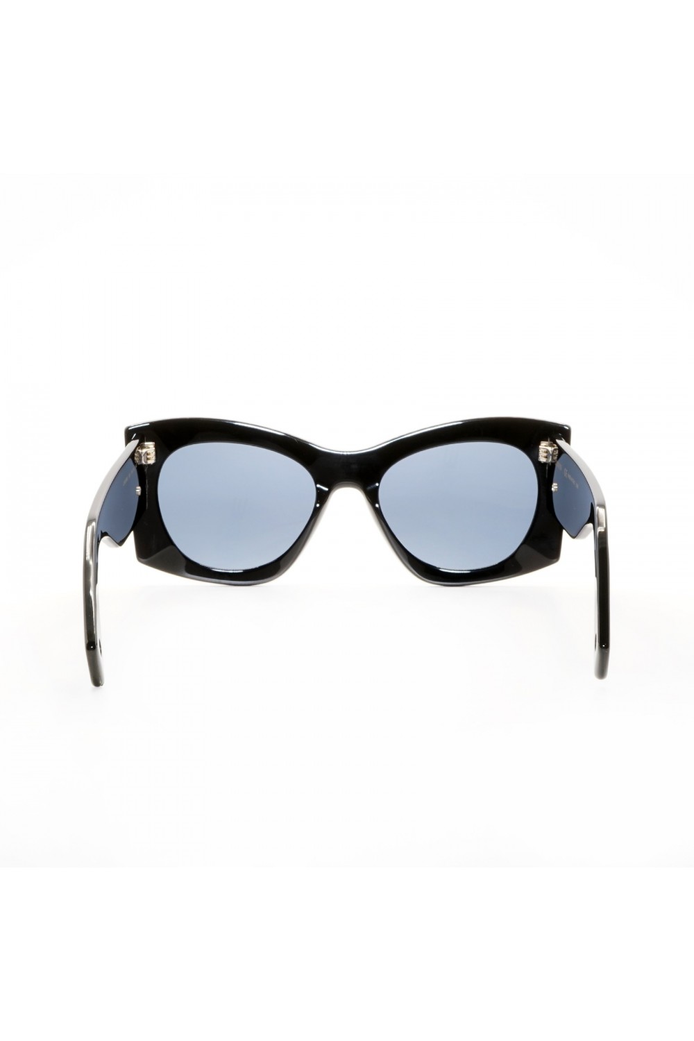 Lanvin - Occhiali da sole in celluloide cat eye per donna nero - LNV605S 001