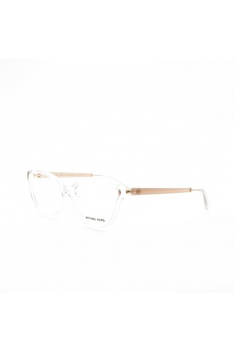 Michael Kors - Occhiali da vista in celluloide cat eye per donna trasparente -
