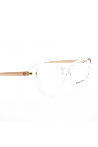 Michael Kors - Occhiali da vista in celluloide cat eye per donna trasparente -