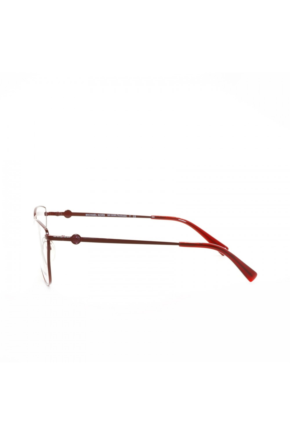 Michael Kors - Occhiali da vista in metallo cat eye per donna rosso - MK3039