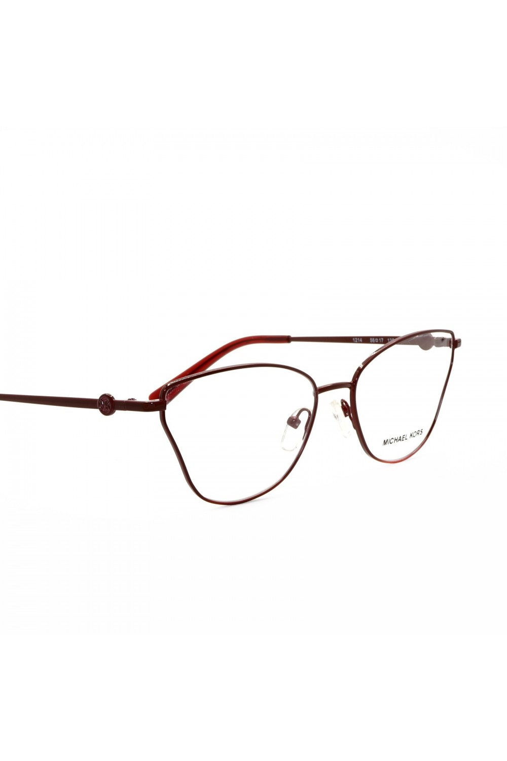 Michael Kors - Occhiali da vista in metallo cat eye per donna rosso - MK3039