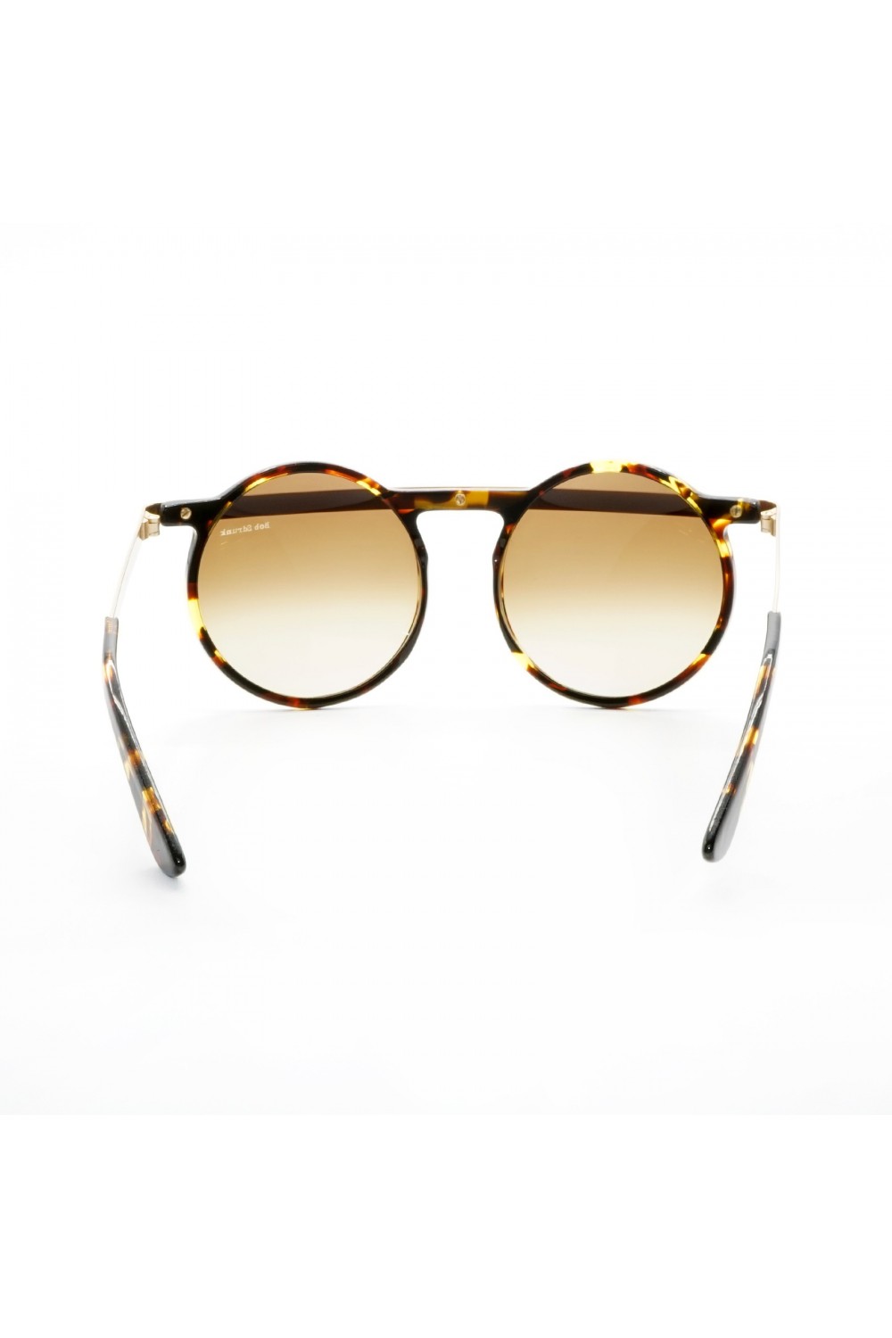Bob Sdrunk - Occhiali da sole in celluloide tondi unisex tartarugato - HANNA 02G